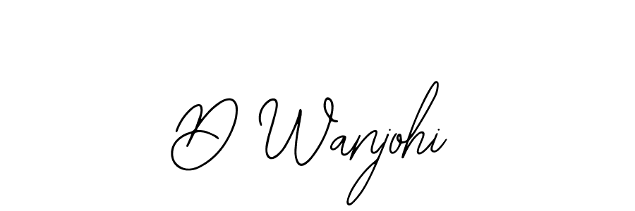 Bearetta-2O07w is a professional signature style that is perfect for those who want to add a touch of class to their signature. It is also a great choice for those who want to make their signature more unique. Get D Wanjohi name to fancy signature for free. D Wanjohi signature style 12 images and pictures png
