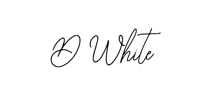 How to make D White signature? Bearetta-2O07w is a professional autograph style. Create handwritten signature for D White name. D White signature style 12 images and pictures png