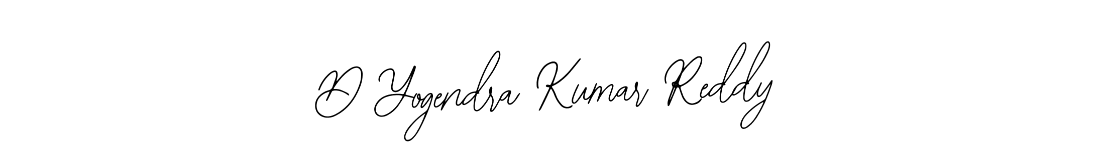 Design your own signature with our free online signature maker. With this signature software, you can create a handwritten (Bearetta-2O07w) signature for name D Yogendra Kumar Reddy. D Yogendra Kumar Reddy signature style 12 images and pictures png