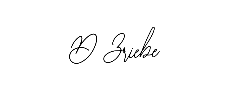 Design your own signature with our free online signature maker. With this signature software, you can create a handwritten (Bearetta-2O07w) signature for name D Zriebe. D Zriebe signature style 12 images and pictures png