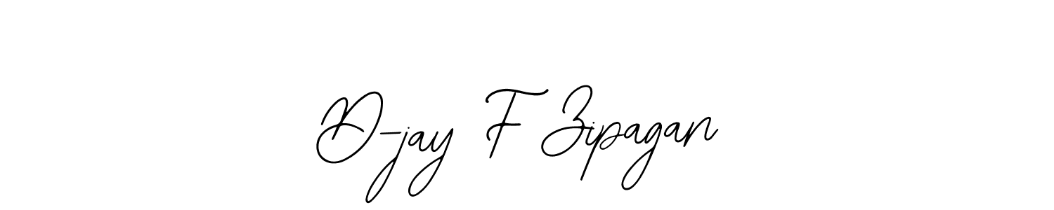D-jay F Zipagan stylish signature style. Best Handwritten Sign (Bearetta-2O07w) for my name. Handwritten Signature Collection Ideas for my name D-jay F Zipagan. D-jay F Zipagan signature style 12 images and pictures png