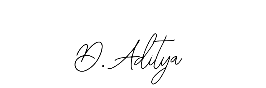 Make a beautiful signature design for name D. Aditya. With this signature (Bearetta-2O07w) style, you can create a handwritten signature for free. D. Aditya signature style 12 images and pictures png