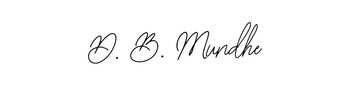 Also You can easily find your signature by using the search form. We will create D. B. Mundhe name handwritten signature images for you free of cost using Bearetta-2O07w sign style. D. B. Mundhe signature style 12 images and pictures png