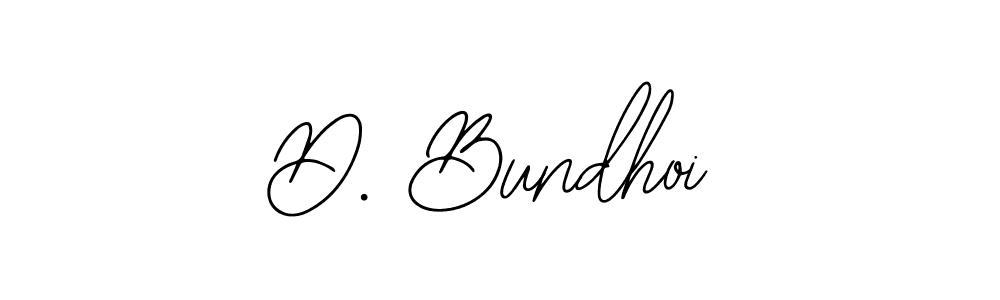 How to make D. Bundhoi name signature. Use Bearetta-2O07w style for creating short signs online. This is the latest handwritten sign. D. Bundhoi signature style 12 images and pictures png