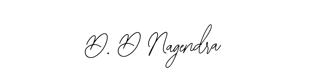 How to make D. D Nagendra name signature. Use Bearetta-2O07w style for creating short signs online. This is the latest handwritten sign. D. D Nagendra signature style 12 images and pictures png