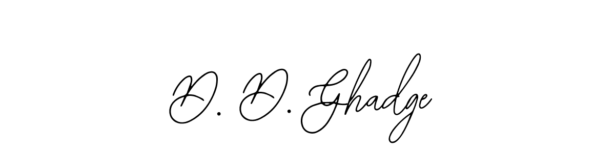 How to make D. D. Ghadge name signature. Use Bearetta-2O07w style for creating short signs online. This is the latest handwritten sign. D. D. Ghadge signature style 12 images and pictures png