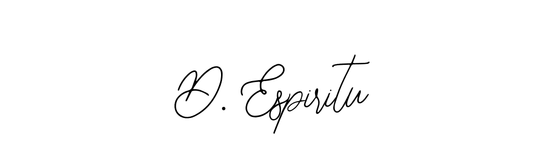 D. Espiritu stylish signature style. Best Handwritten Sign (Bearetta-2O07w) for my name. Handwritten Signature Collection Ideas for my name D. Espiritu. D. Espiritu signature style 12 images and pictures png