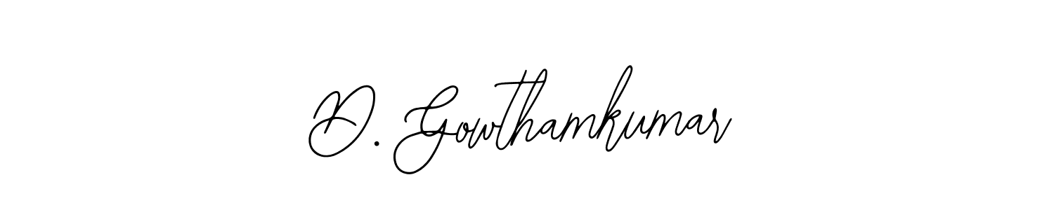 Similarly Bearetta-2O07w is the best handwritten signature design. Signature creator online .You can use it as an online autograph creator for name D. Gowthamkumar. D. Gowthamkumar signature style 12 images and pictures png