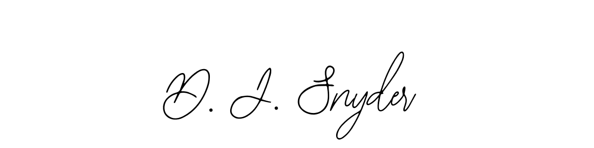 It looks lik you need a new signature style for name D. J. Snyder. Design unique handwritten (Bearetta-2O07w) signature with our free signature maker in just a few clicks. D. J. Snyder signature style 12 images and pictures png