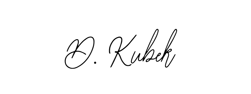 Use a signature maker to create a handwritten signature online. With this signature software, you can design (Bearetta-2O07w) your own signature for name D. Kubek. D. Kubek signature style 12 images and pictures png