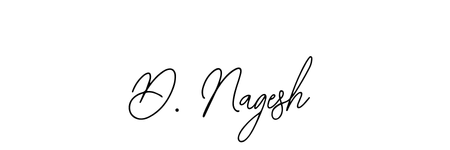 How to make D. Nagesh name signature. Use Bearetta-2O07w style for creating short signs online. This is the latest handwritten sign. D. Nagesh signature style 12 images and pictures png