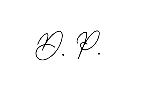 You should practise on your own different ways (Bearetta-2O07w) to write your name (D. P.) in signature. don't let someone else do it for you. D. P. signature style 12 images and pictures png