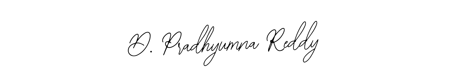 Design your own signature with our free online signature maker. With this signature software, you can create a handwritten (Bearetta-2O07w) signature for name D. Pradhyumna Reddy. D. Pradhyumna Reddy signature style 12 images and pictures png