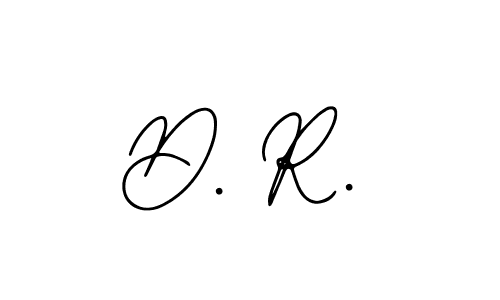 How to make D. R. name signature. Use Bearetta-2O07w style for creating short signs online. This is the latest handwritten sign. D. R. signature style 12 images and pictures png