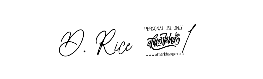 Design your own signature with our free online signature maker. With this signature software, you can create a handwritten (Bearetta-2O07w) signature for name D. Rice 41. D. Rice 41 signature style 12 images and pictures png