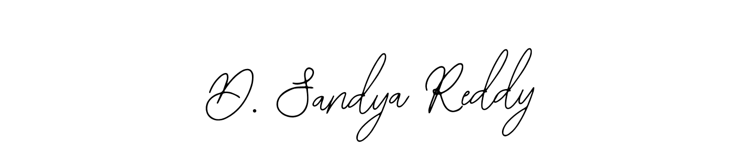 Make a beautiful signature design for name D. Sandya Reddy. Use this online signature maker to create a handwritten signature for free. D. Sandya Reddy signature style 12 images and pictures png