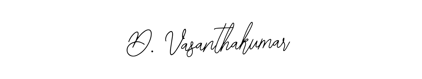 Also You can easily find your signature by using the search form. We will create D. Vasanthakumar name handwritten signature images for you free of cost using Bearetta-2O07w sign style. D. Vasanthakumar signature style 12 images and pictures png