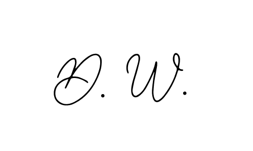 Also You can easily find your signature by using the search form. We will create D. W. name handwritten signature images for you free of cost using Bearetta-2O07w sign style. D. W. signature style 12 images and pictures png