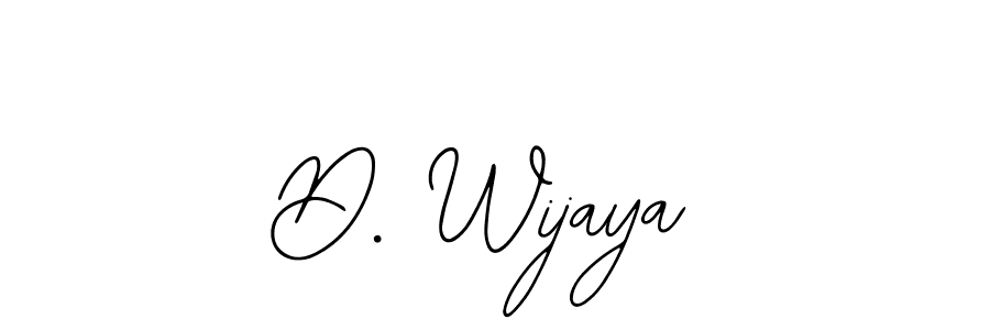 How to Draw D. Wijaya signature style? Bearetta-2O07w is a latest design signature styles for name D. Wijaya. D. Wijaya signature style 12 images and pictures png