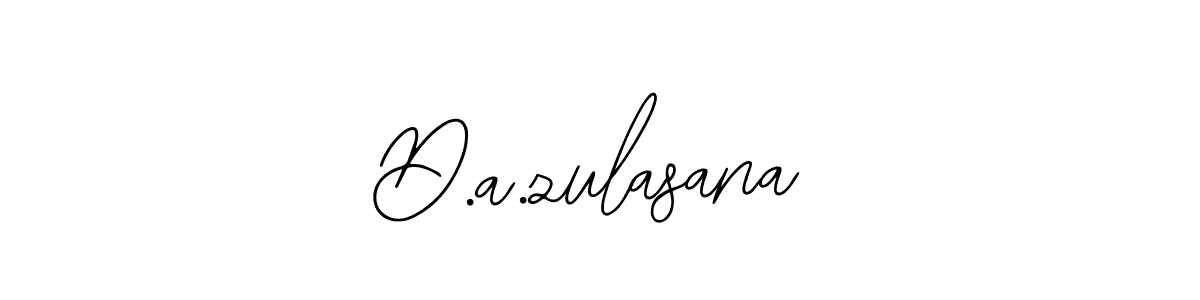 It looks lik you need a new signature style for name D.a.zulasana. Design unique handwritten (Bearetta-2O07w) signature with our free signature maker in just a few clicks. D.a.zulasana signature style 12 images and pictures png