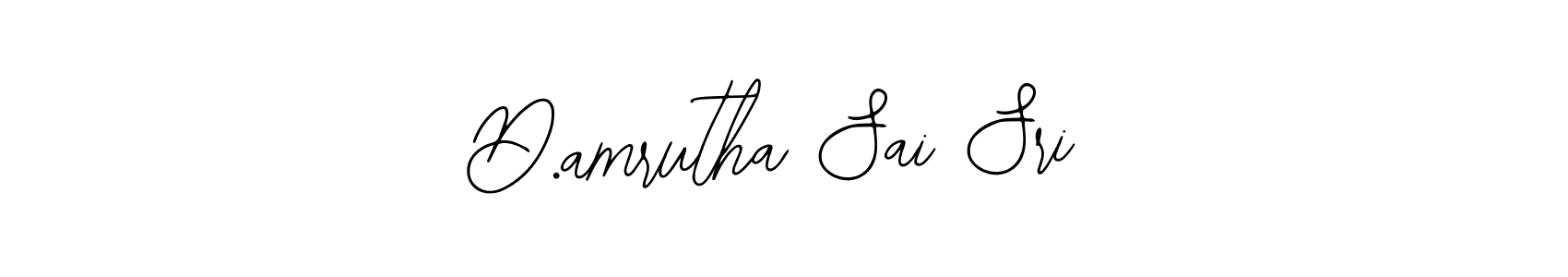 The best way (Bearetta-2O07w) to make a short signature is to pick only two or three words in your name. The name D.amrutha Sai Sri include a total of six letters. For converting this name. D.amrutha Sai Sri signature style 12 images and pictures png