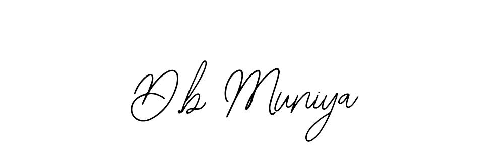 D.b Muniya stylish signature style. Best Handwritten Sign (Bearetta-2O07w) for my name. Handwritten Signature Collection Ideas for my name D.b Muniya. D.b Muniya signature style 12 images and pictures png