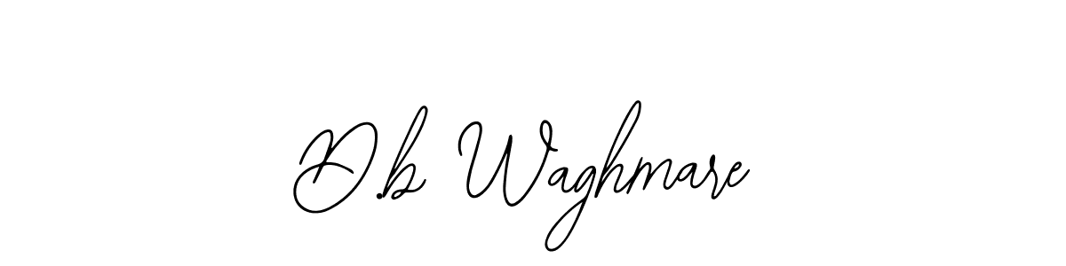 How to make D.b Waghmare signature? Bearetta-2O07w is a professional autograph style. Create handwritten signature for D.b Waghmare name. D.b Waghmare signature style 12 images and pictures png