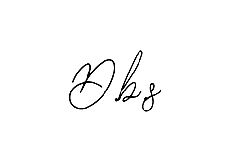Create a beautiful signature design for name D.b.s. With this signature (Bearetta-2O07w) fonts, you can make a handwritten signature for free. D.b.s signature style 12 images and pictures png