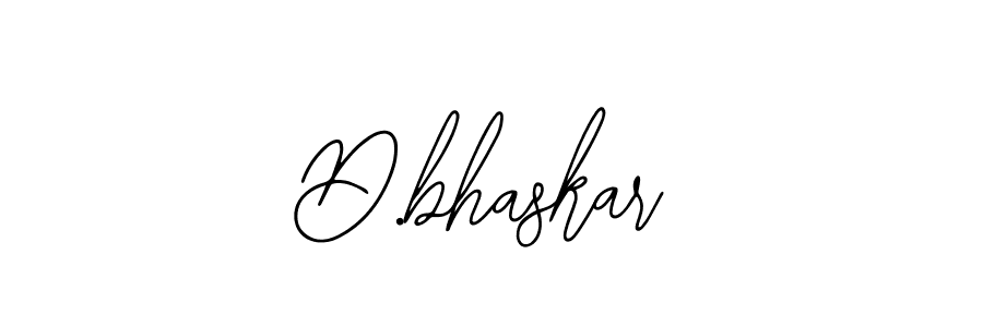 You should practise on your own different ways (Bearetta-2O07w) to write your name (D.bhaskar) in signature. don't let someone else do it for you. D.bhaskar signature style 12 images and pictures png