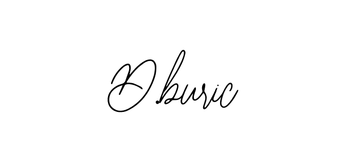 Use a signature maker to create a handwritten signature online. With this signature software, you can design (Bearetta-2O07w) your own signature for name D.buric. D.buric signature style 12 images and pictures png