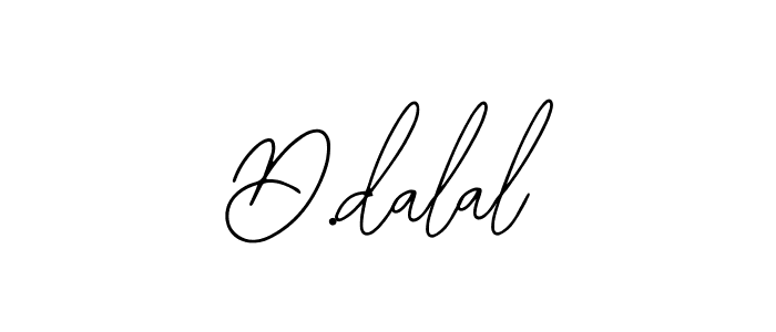 Create a beautiful signature design for name D.dalal. With this signature (Bearetta-2O07w) fonts, you can make a handwritten signature for free. D.dalal signature style 12 images and pictures png