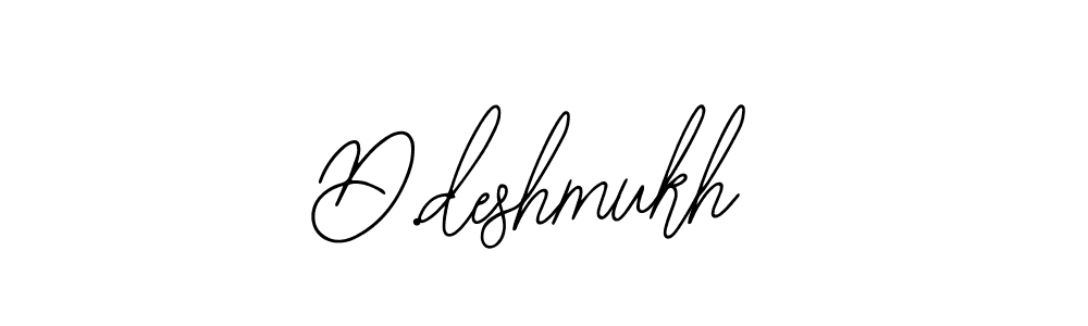 The best way (Bearetta-2O07w) to make a short signature is to pick only two or three words in your name. The name D.deshmukh include a total of six letters. For converting this name. D.deshmukh signature style 12 images and pictures png