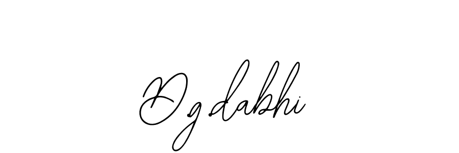 D.g.dabhi stylish signature style. Best Handwritten Sign (Bearetta-2O07w) for my name. Handwritten Signature Collection Ideas for my name D.g.dabhi. D.g.dabhi signature style 12 images and pictures png