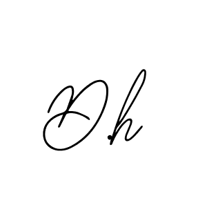 It looks lik you need a new signature style for name D.h. Design unique handwritten (Bearetta-2O07w) signature with our free signature maker in just a few clicks. D.h signature style 12 images and pictures png