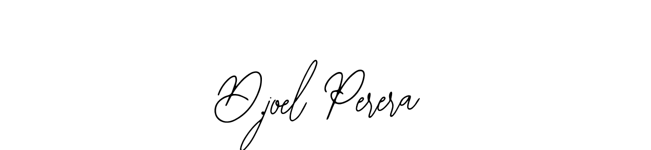 Create a beautiful signature design for name D.joel Perera. With this signature (Bearetta-2O07w) fonts, you can make a handwritten signature for free. D.joel Perera signature style 12 images and pictures png
