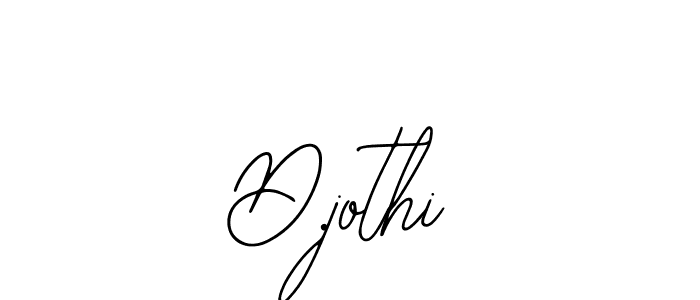Create a beautiful signature design for name D.jothi. With this signature (Bearetta-2O07w) fonts, you can make a handwritten signature for free. D.jothi signature style 12 images and pictures png