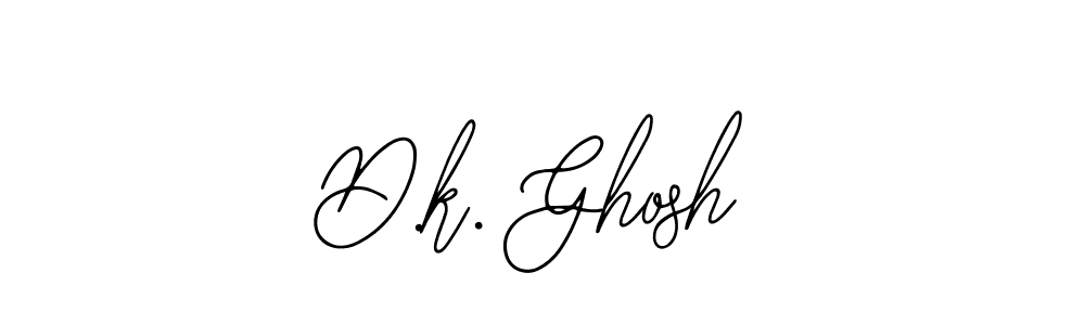 You should practise on your own different ways (Bearetta-2O07w) to write your name (D.k. Ghosh) in signature. don't let someone else do it for you. D.k. Ghosh signature style 12 images and pictures png