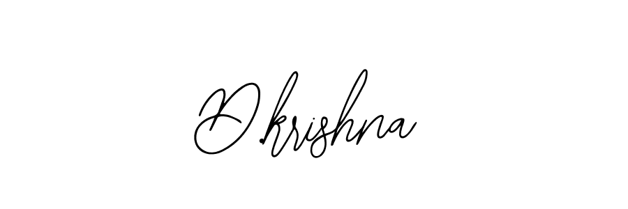 You should practise on your own different ways (Bearetta-2O07w) to write your name (D.krishna) in signature. don't let someone else do it for you. D.krishna signature style 12 images and pictures png