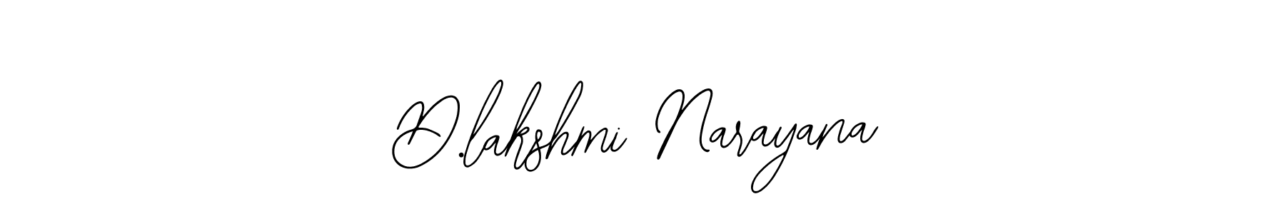 This is the best signature style for the D.lakshmi Narayana name. Also you like these signature font (Bearetta-2O07w). Mix name signature. D.lakshmi Narayana signature style 12 images and pictures png