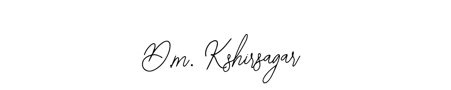 You should practise on your own different ways (Bearetta-2O07w) to write your name (D.m. Kshirsagar) in signature. don't let someone else do it for you. D.m. Kshirsagar signature style 12 images and pictures png