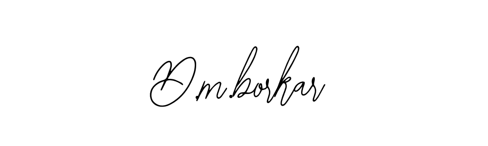 How to Draw D.m.borkar signature style? Bearetta-2O07w is a latest design signature styles for name D.m.borkar. D.m.borkar signature style 12 images and pictures png