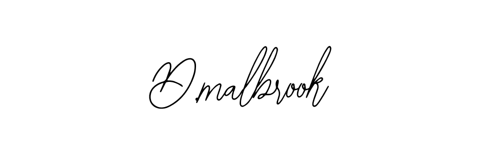 How to make D.malbrook signature? Bearetta-2O07w is a professional autograph style. Create handwritten signature for D.malbrook name. D.malbrook signature style 12 images and pictures png