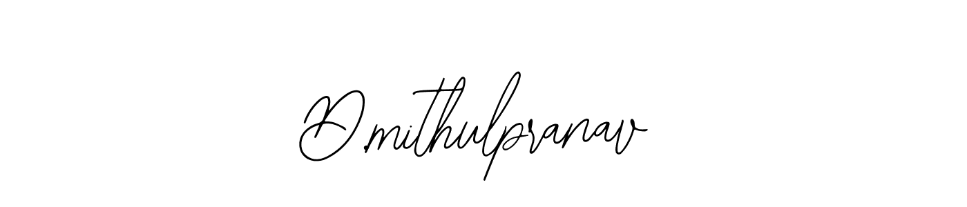 This is the best signature style for the D.mithulpranav name. Also you like these signature font (Bearetta-2O07w). Mix name signature. D.mithulpranav signature style 12 images and pictures png