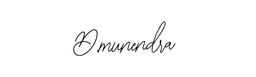 Use a signature maker to create a handwritten signature online. With this signature software, you can design (Bearetta-2O07w) your own signature for name D.munendra. D.munendra signature style 12 images and pictures png