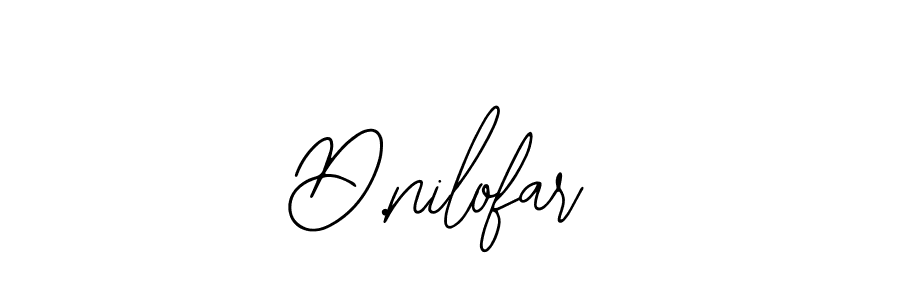 Also You can easily find your signature by using the search form. We will create D.nilofar name handwritten signature images for you free of cost using Bearetta-2O07w sign style. D.nilofar signature style 12 images and pictures png