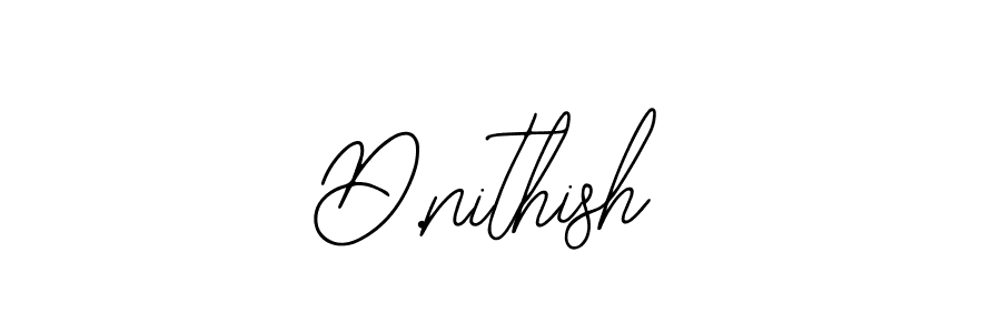 Also we have D.nithish name is the best signature style. Create professional handwritten signature collection using Bearetta-2O07w autograph style. D.nithish signature style 12 images and pictures png