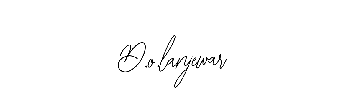 Use a signature maker to create a handwritten signature online. With this signature software, you can design (Bearetta-2O07w) your own signature for name D.o.lanjewar. D.o.lanjewar signature style 12 images and pictures png