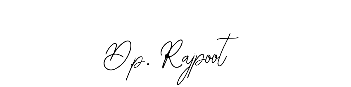 How to make D.p. Rajpoot signature? Bearetta-2O07w is a professional autograph style. Create handwritten signature for D.p. Rajpoot name. D.p. Rajpoot signature style 12 images and pictures png