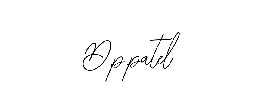 Design your own signature with our free online signature maker. With this signature software, you can create a handwritten (Bearetta-2O07w) signature for name D.p.patel. D.p.patel signature style 12 images and pictures png