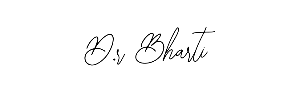 Use a signature maker to create a handwritten signature online. With this signature software, you can design (Bearetta-2O07w) your own signature for name D.r Bharti. D.r Bharti signature style 12 images and pictures png